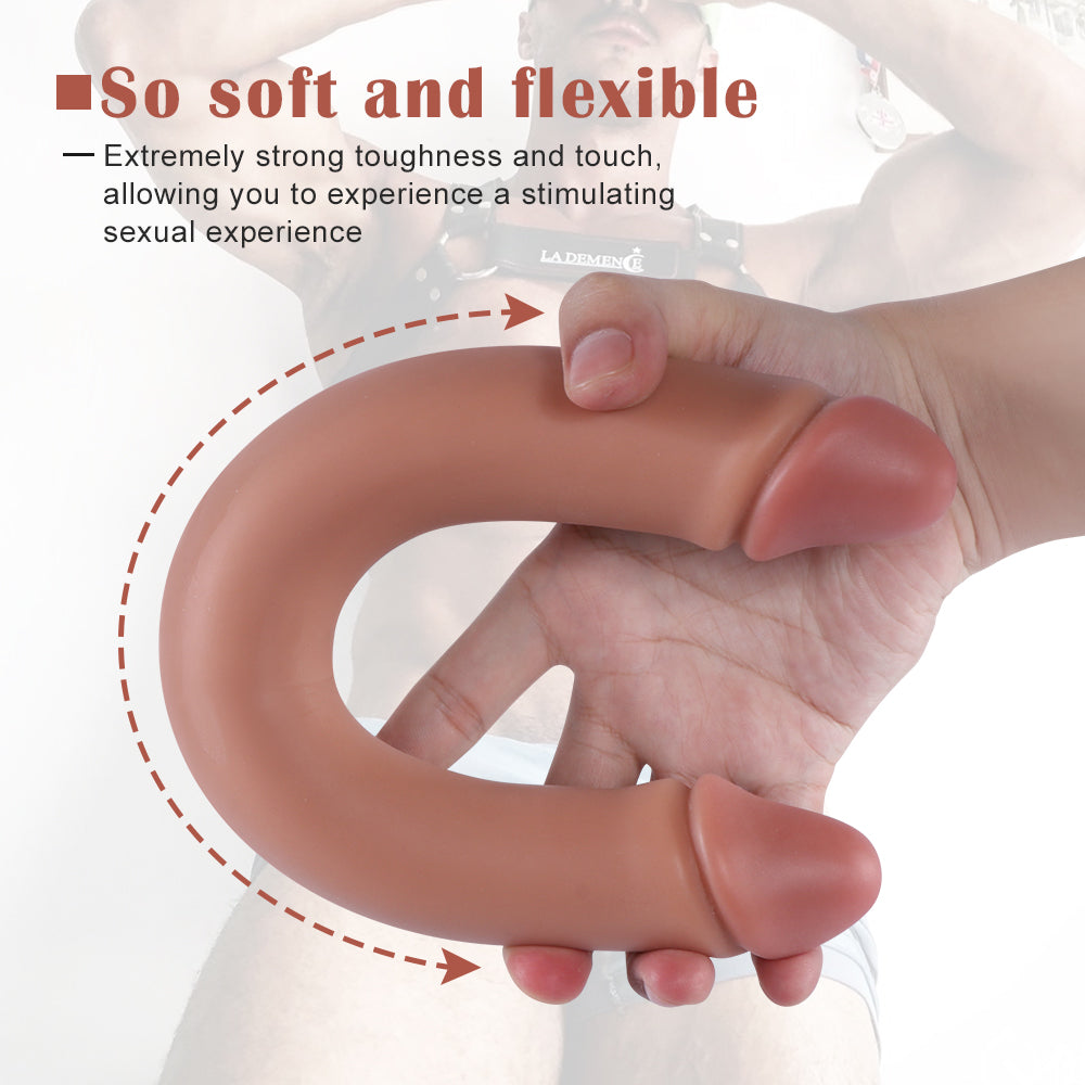 Shequ Hobare 34 cm Flexible Çift Taraflı Realistik Penis XS-WBC10072