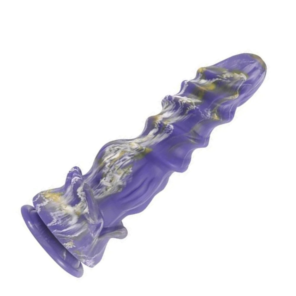 Shequ Jelly Animal Dildo Monster 4 Realistik Penis SQ-WBD10054 Purple