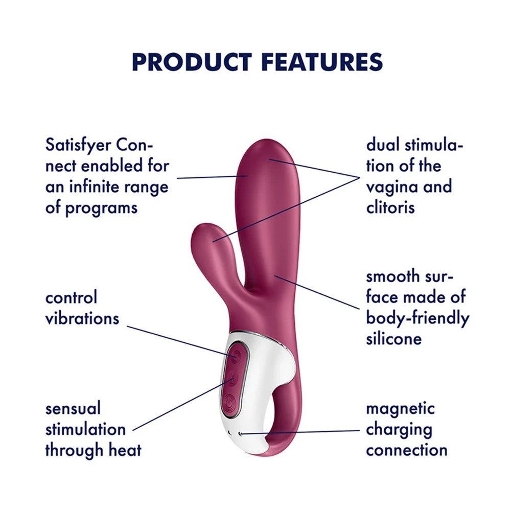 Satisfyer Hot Bunny Connect Telefon Kontrollü Tavşan Vibratör