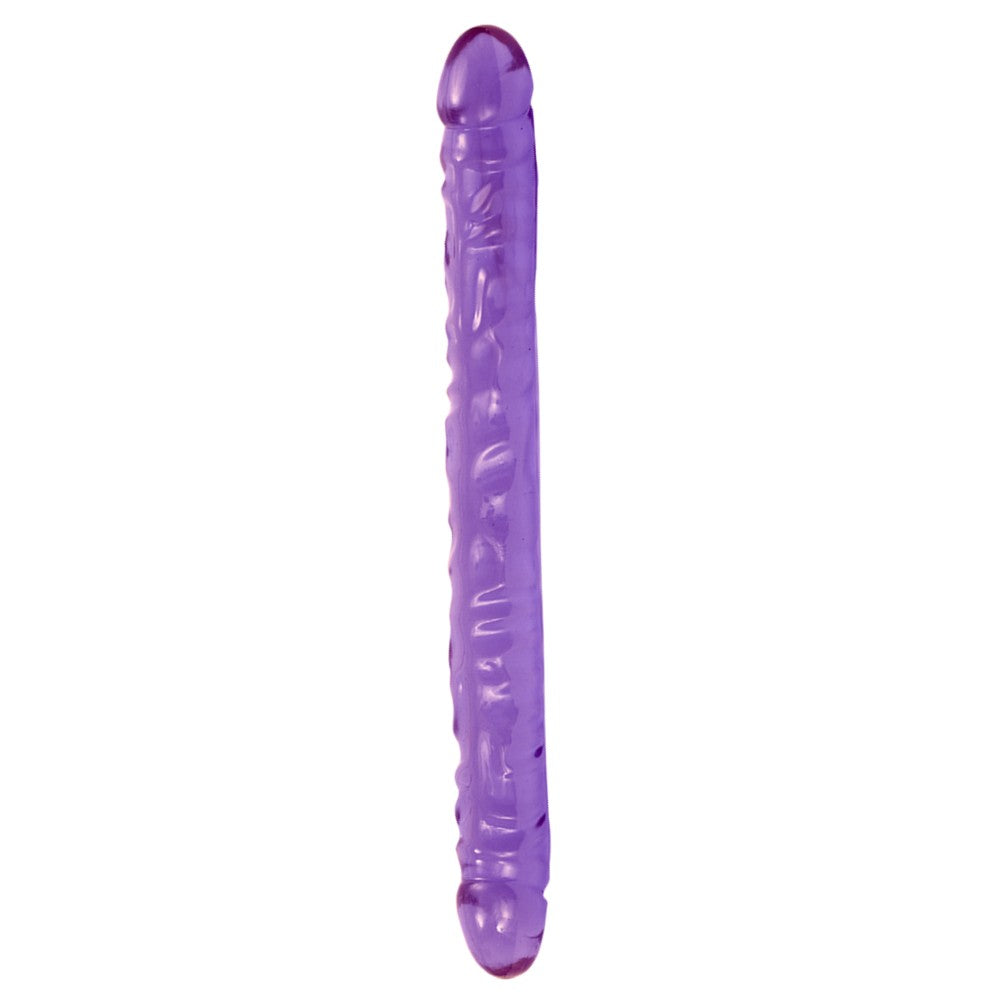 Doc Johnson Crystal Jellies Double Dong 45 cm Çift Taraflı Dildo Purple