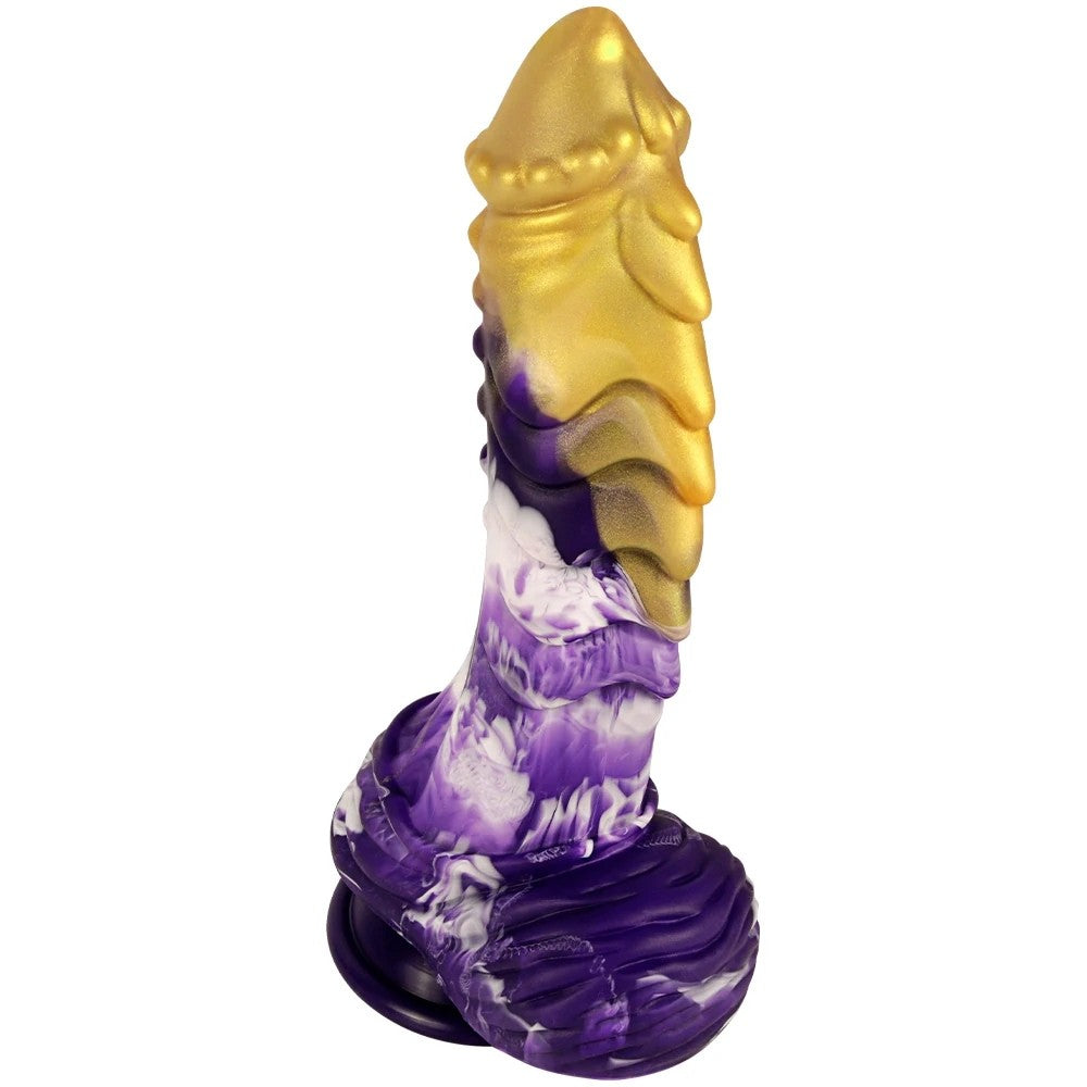 Shequ Jelly Animal Dildo Monster 37 Realistik Penis SQ-WBD10115-Yellow