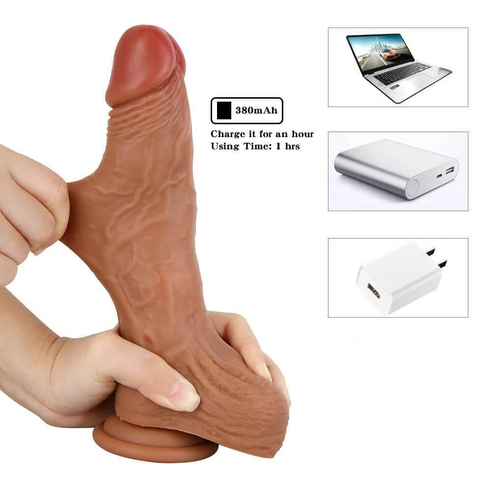 Stimulation Of Skin Rotation Dildo Dönebilen Belden Bağlamalı Realistik Vibratör