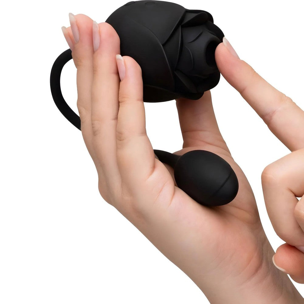 Fifty Shades Dark Blushing Rose Clitoral Suction Egg Vibrator Emiş Güçlü Vibratör