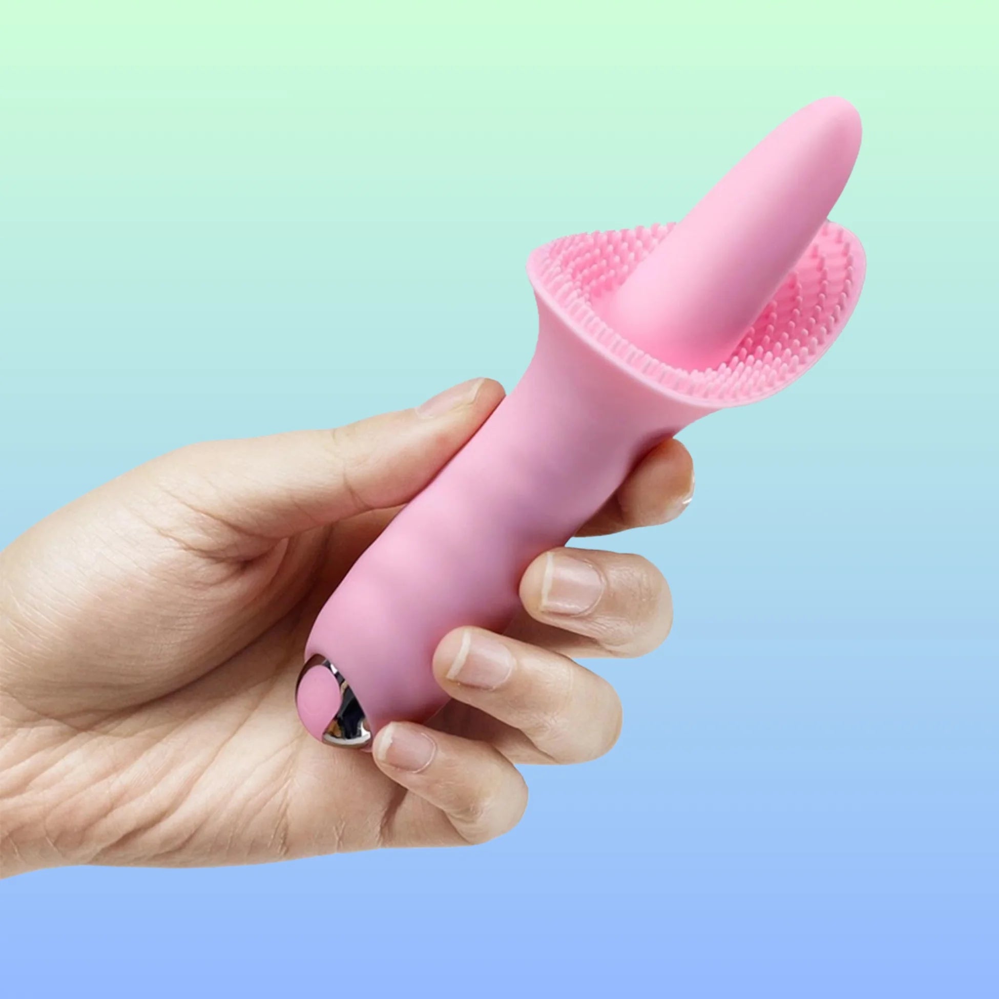 Tongue Vibe Tırtıklı Dil Vibratör USB Şarjlı 10 Mod Su Geçirmez Sessiz