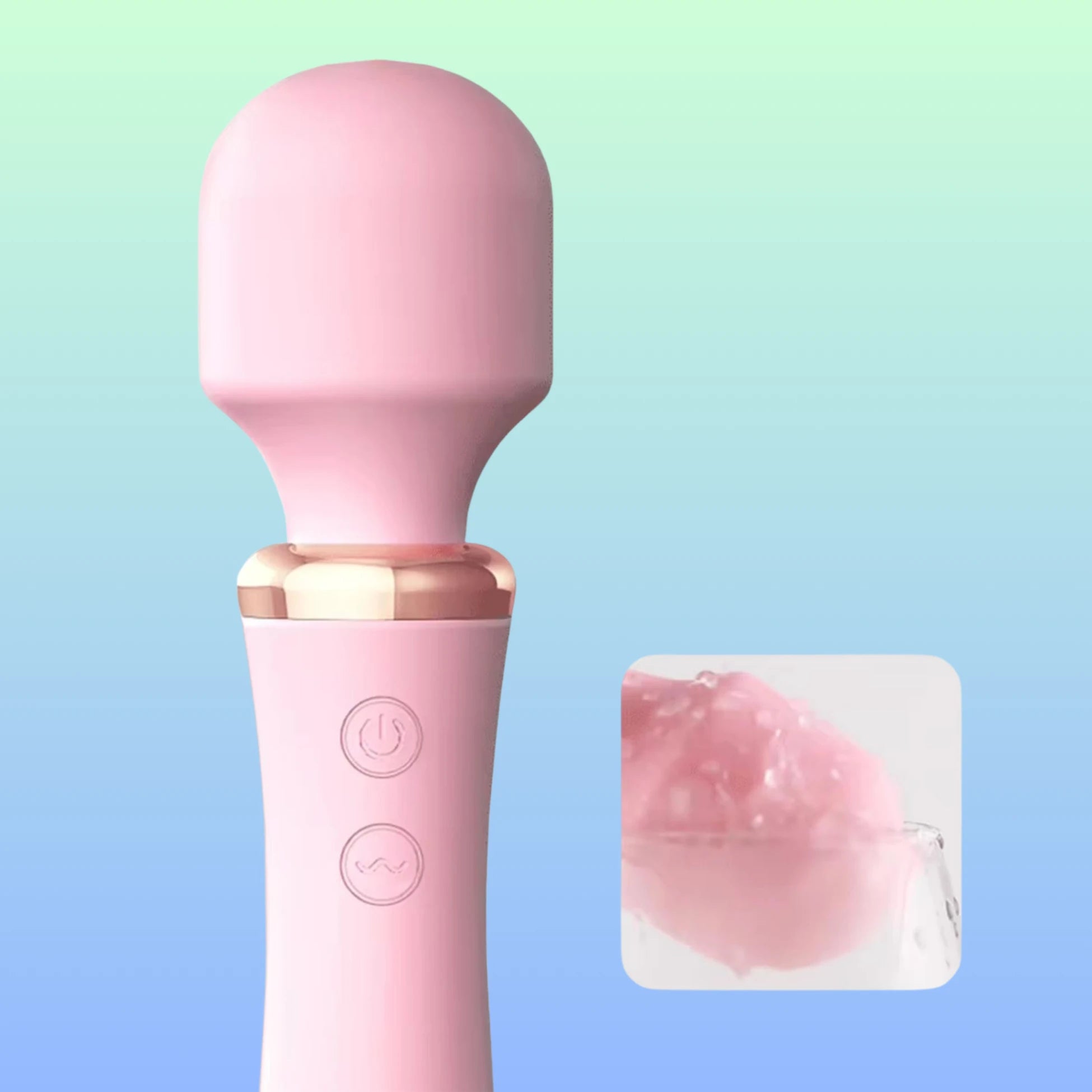 Venus II Isıtmalı Wand Vibratör 10 Mod Çift Motorlu USB Şarjlı Su Geçirmez