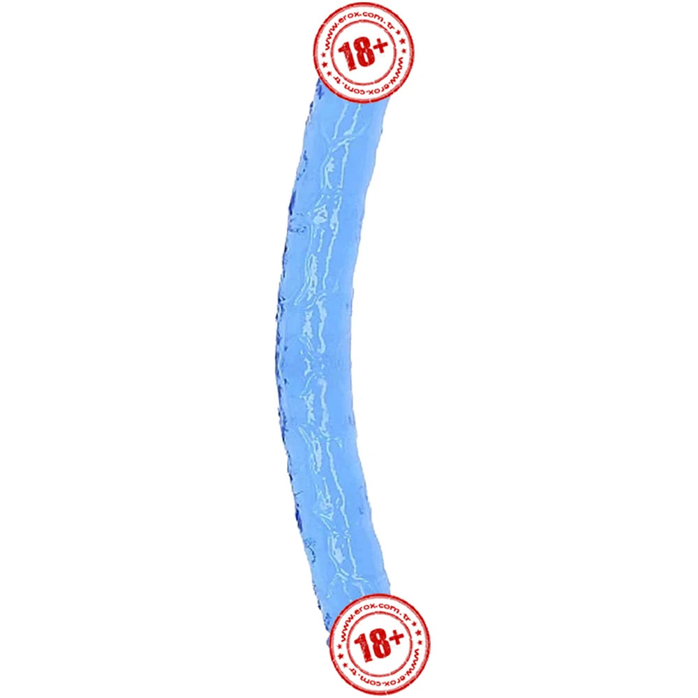 Frowzer Double Ended Jelly Dildo 30 cm Çift Taraflı Jel Penis – Blue