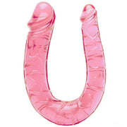 Frowzer Double Ended Jelly Dildo 30 cm Çift Taraflı Jel Penis – Pink