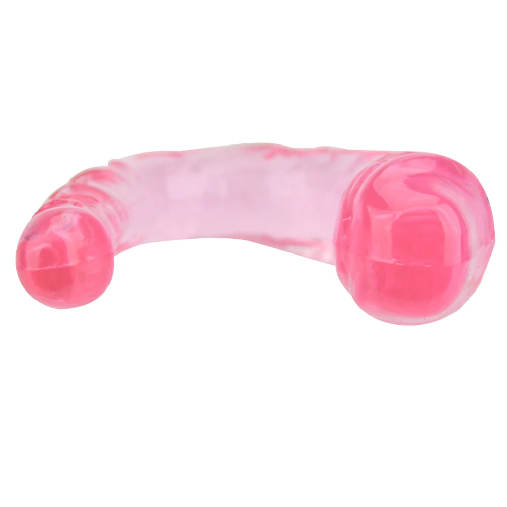 Frowzer Double Ended Jelly Dildo 30 cm Çift Taraflı Jel Penis – Pink