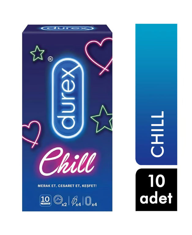 Durex Chill 10'lu Prezervatif