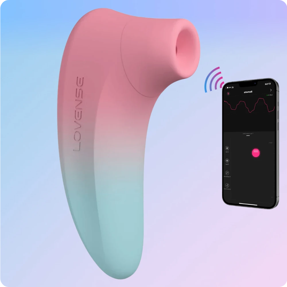 Lovense Tenera 2 Telefon Kontrollü Emiş Güçlü Vibratör