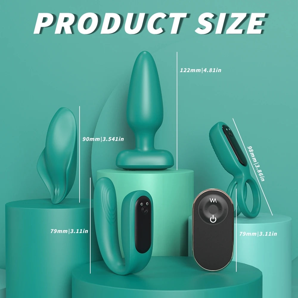 Frowzer Partner Fantasy Love Kit Çiftlere Uzaktan Kumandalı Vibratör Seti