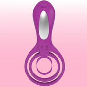Frowzer The Cock Ring Clitoral Stimulation Penis Kafesi-Purple