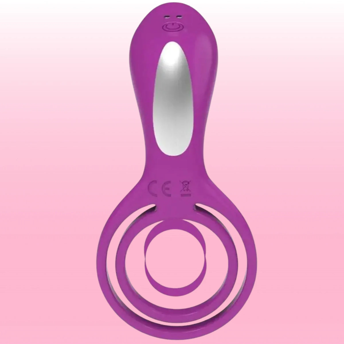 Frowzer The Cock Ring Clitoral Stimulation Penis Kafesi-Purple