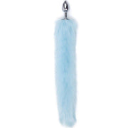 Erox Love Mavi Tilki Kuyruklu Metal Anal Plug