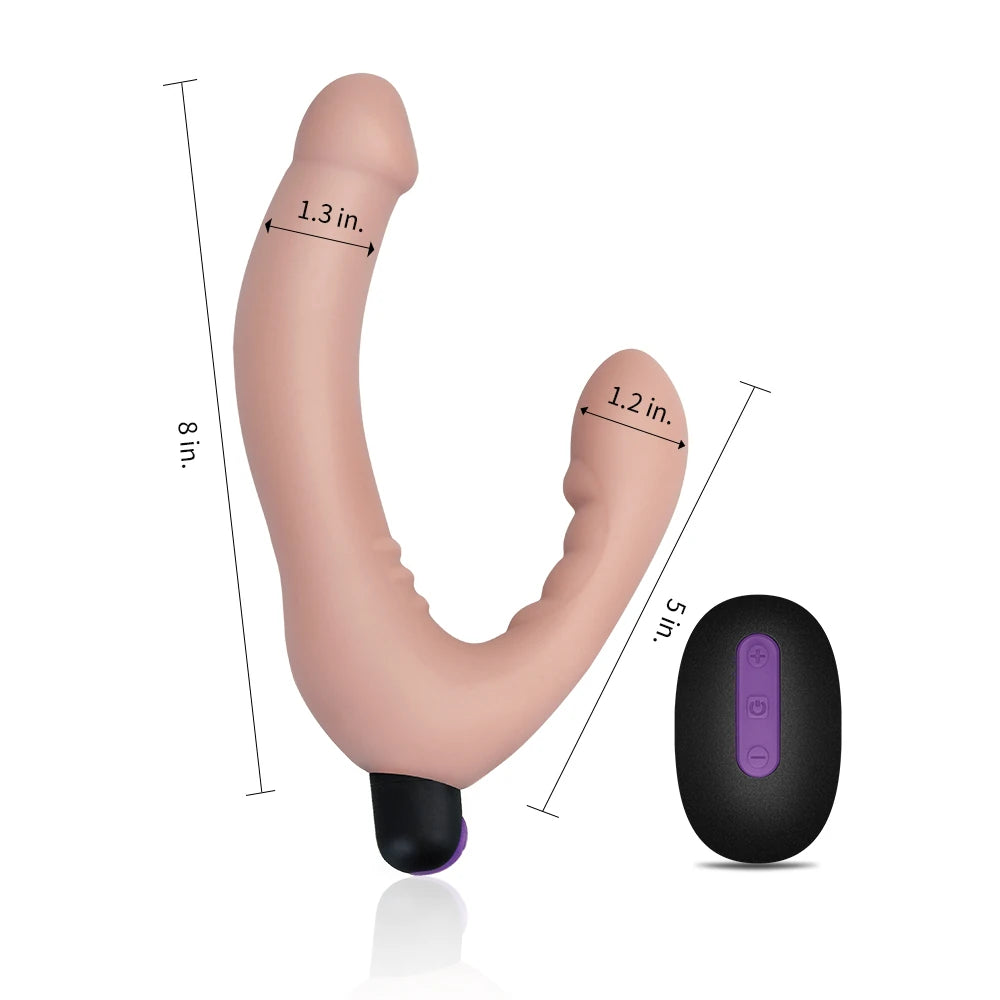Lovetoy İJoy Uzaktan Kumandalı Titreşimli Strapless Strap On Penis