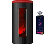 Lelo F1 V2 Masturbator Gun Metal Telefon Kontrol Masturbator-Red
