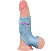 Lovetoy Vibrating Silk Knights Ring Scrotum Sleeve Titreşimli Penis Kılıfı LV343125