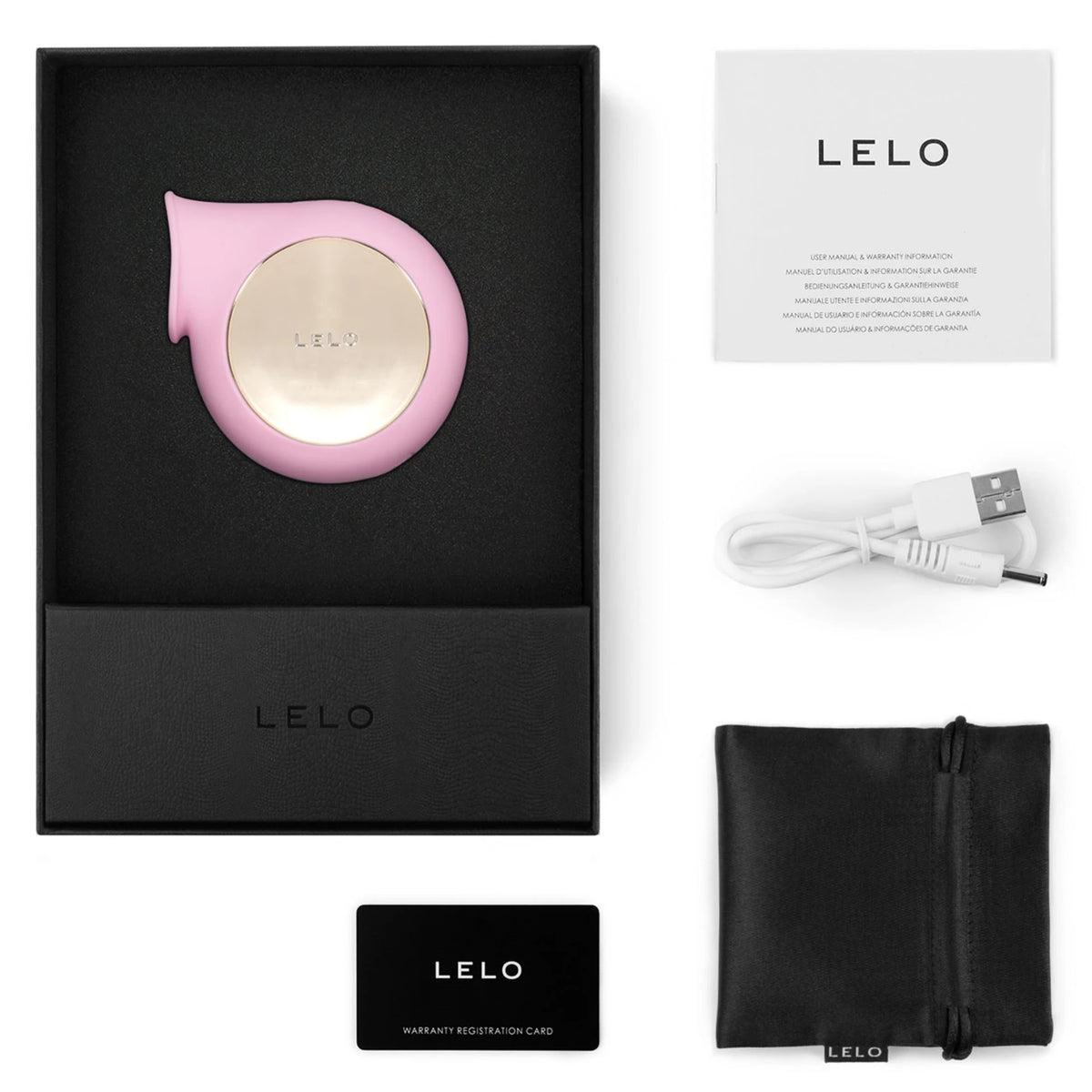 Lelo Sila Cruise Sonic Massager Emiş Güçlü Vibratör-Pink