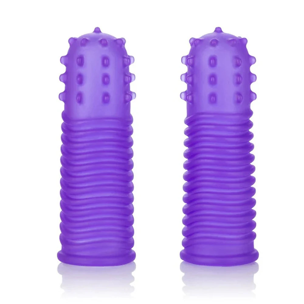 Calexotics Intimate Play Finger Tingler Parmak Kılıfı-Purple