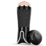 Teazers Electric Ribbed Realistic Silicone Titreşimli Mastürbatör