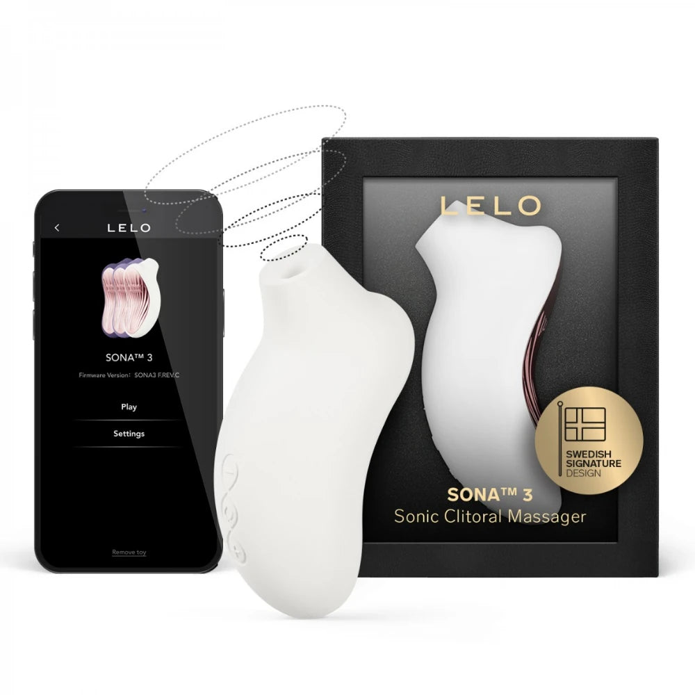 Lelo Sona 3 Ciltoral Massager Telefon Kontrollü Emiş Vibratör-Cream