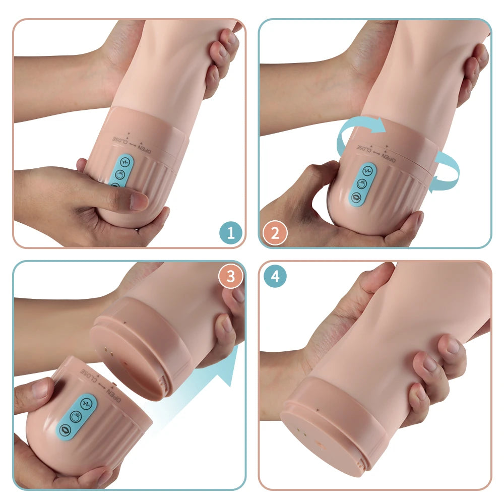 Shequ No.6 Beta Suction Emiş Güçlü 7 Mod Masturbator Vajina SQ-MA60120