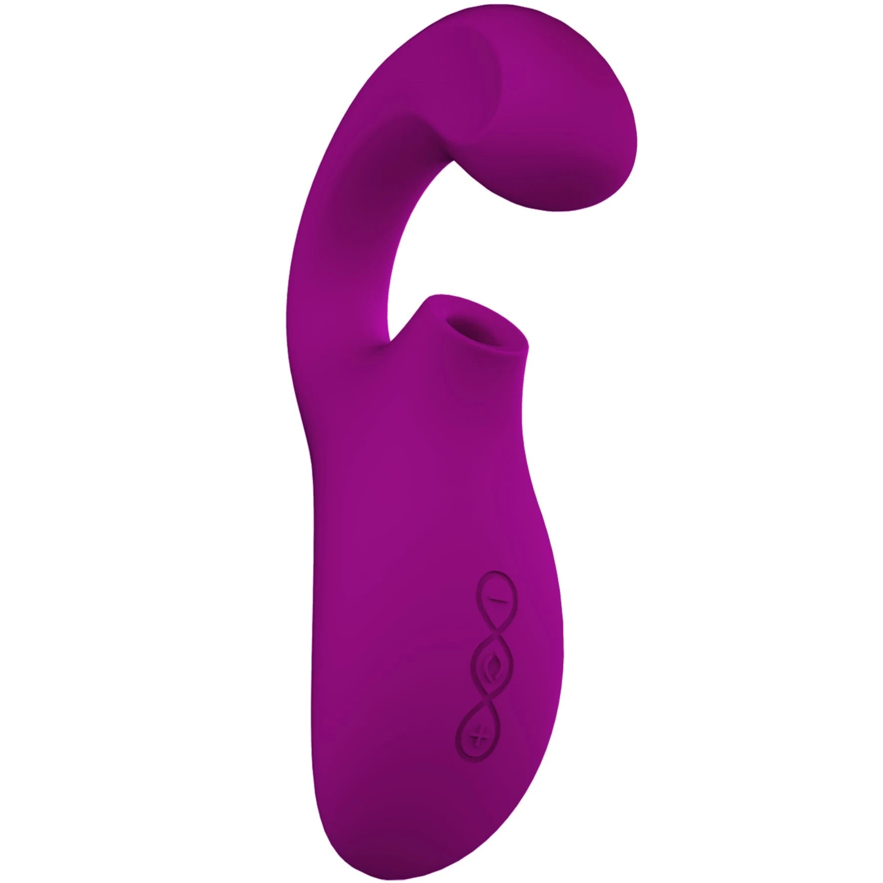 Lelo Enigma Dual Stimulation Sonic Massager Deep Rose Çift İşlevli Vibratör