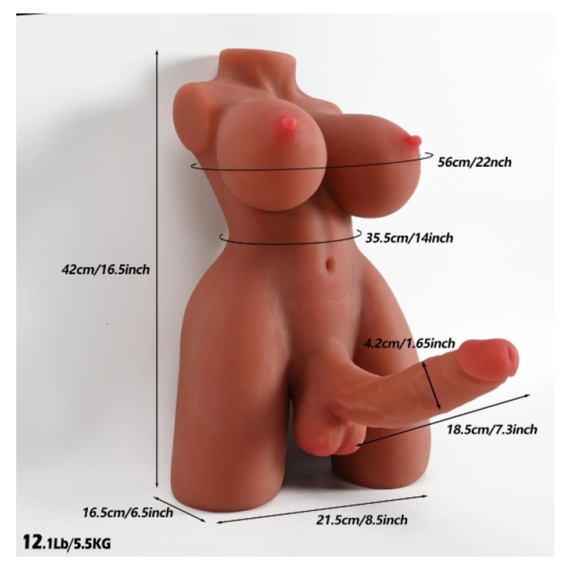 Frowzer Masturbation Melez Transeksüel Vajina Mastürbatör 5.5 Kg.