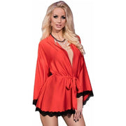 Erox Fantasy Wear Daria Saten Sabahlık ve Gecelik