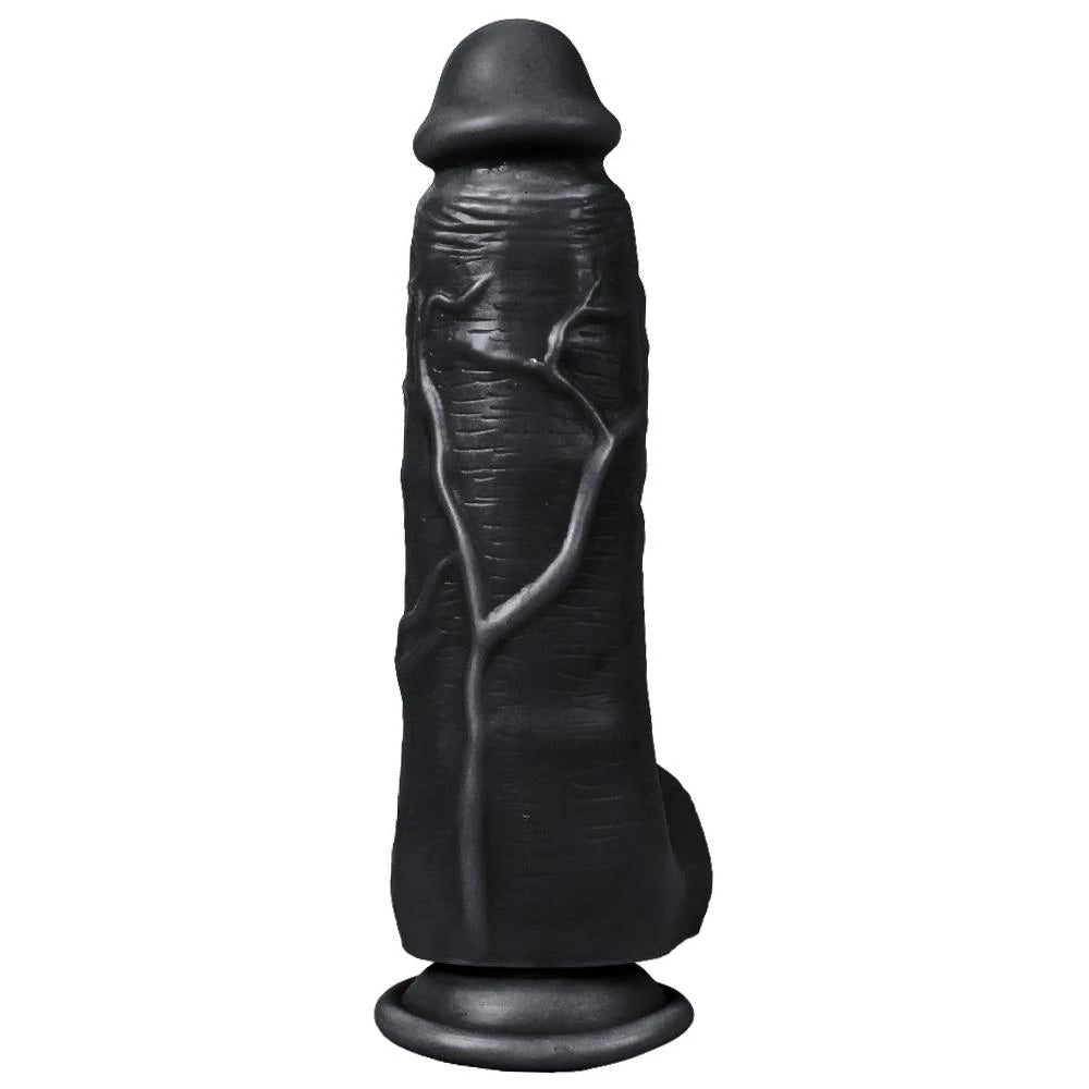 Xise Dildo Series Adam Rubber  21 cm Realistik Zenci Penis XS-WBC10012-Black