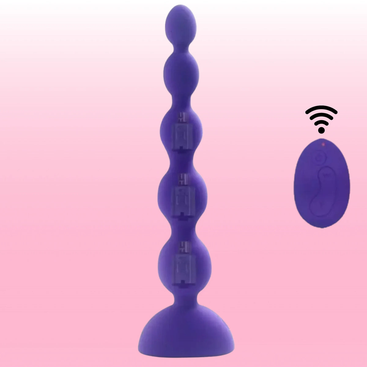 Aphrodisia Silicone 5 Beads Uzaktan Kumandalı Boncuk Anal Vibratör