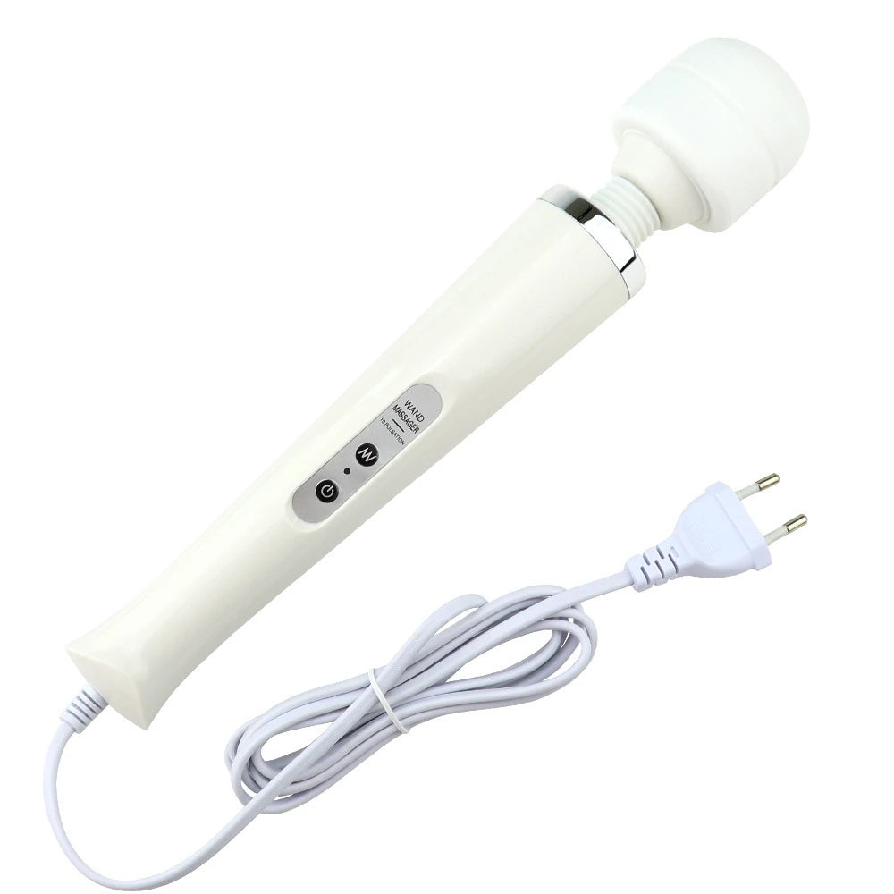 Frowzer Magic Massager White Profesyonel 10 Modlu Güçlü Masaj Aleti