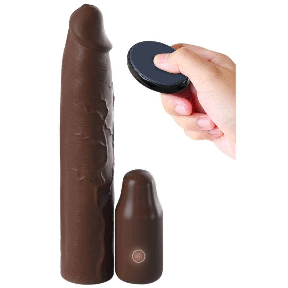Pipedream Fantasy X-Tensions Elite Vibrating 3'' Plug Titreşimli Penis Kılıfı
