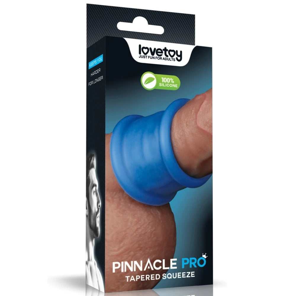 Lovetoy Pinnacle Pro Tapered Squeeze Stretcher Silikon Penis Halkası LV443013