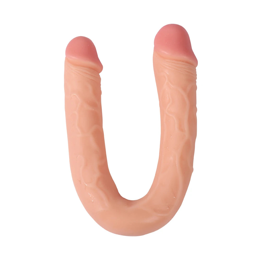 Shequ Dildo Series Blake 44 Cm U-Shape Çift Taraflı Realistik Penis
