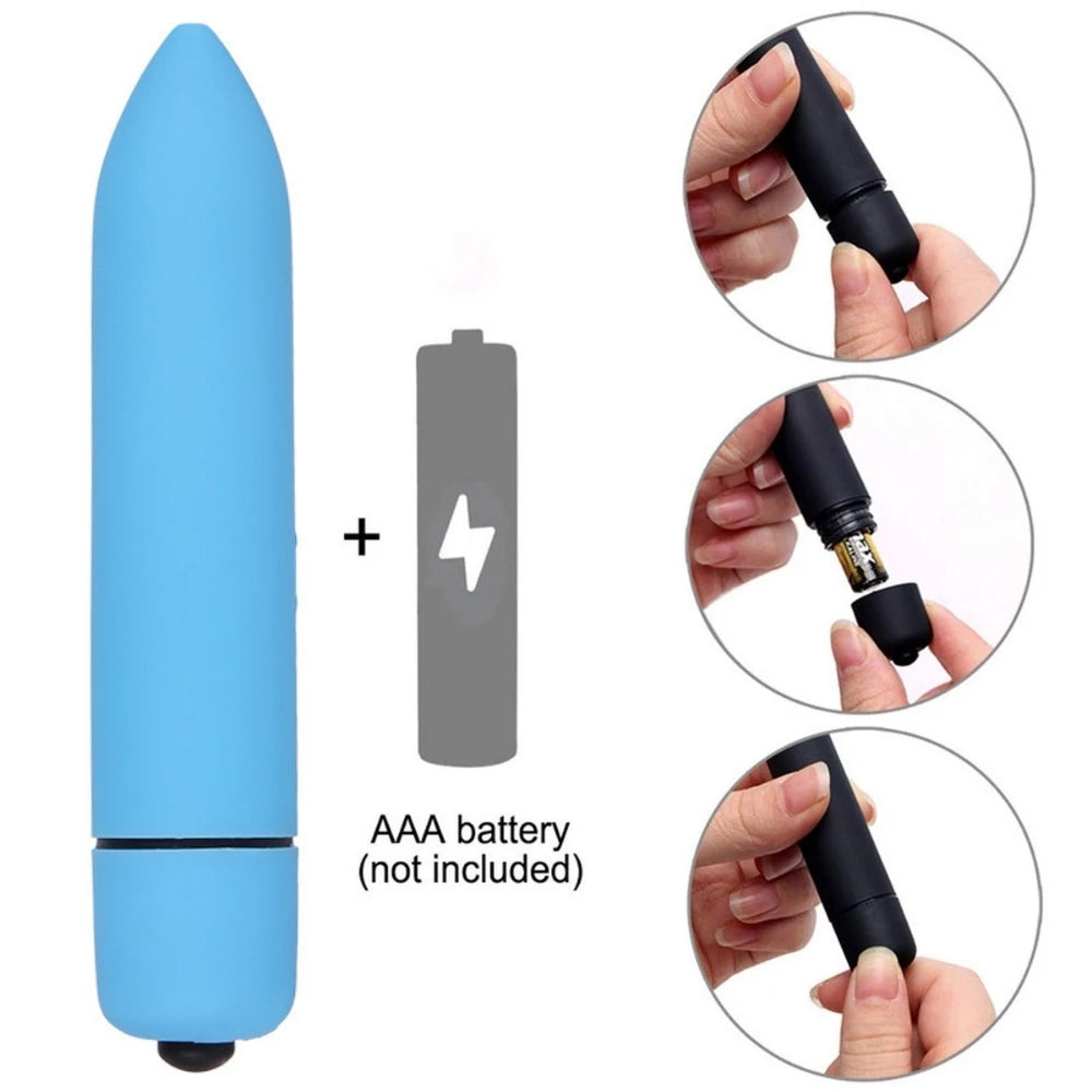 Frowzer Kirus Bullet Vibes Kurşun Mini Vibratör-Blue