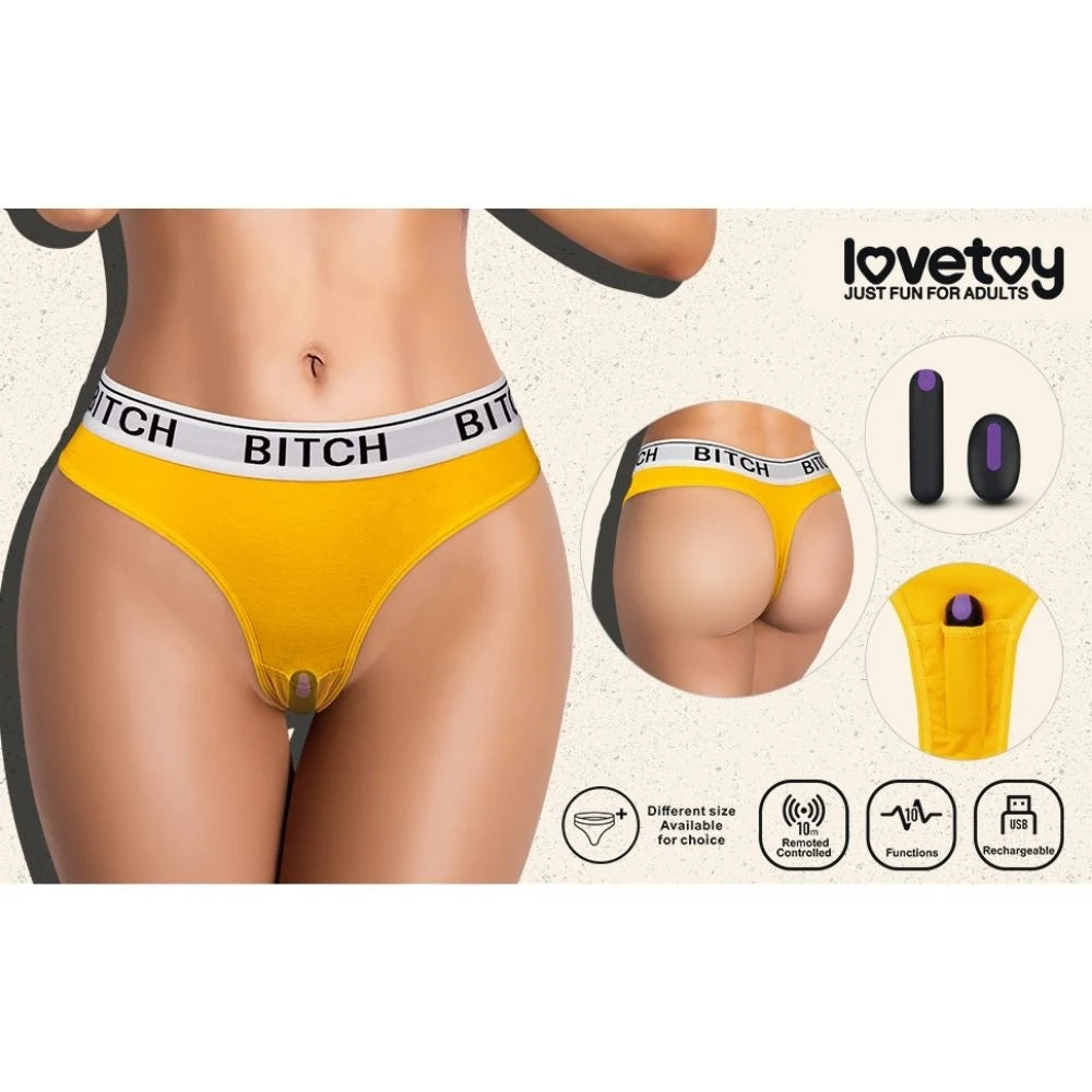 Lovetoy Bitch Giyilebilir Uzaktan Kumandalı Vibratör
