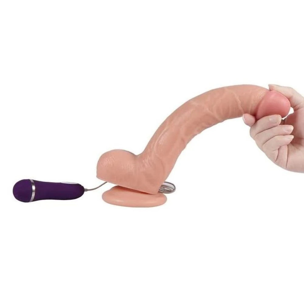 Xise Optimus Strapon 28 cm Belden Bağlamalı Titreşimli Realistik Penis