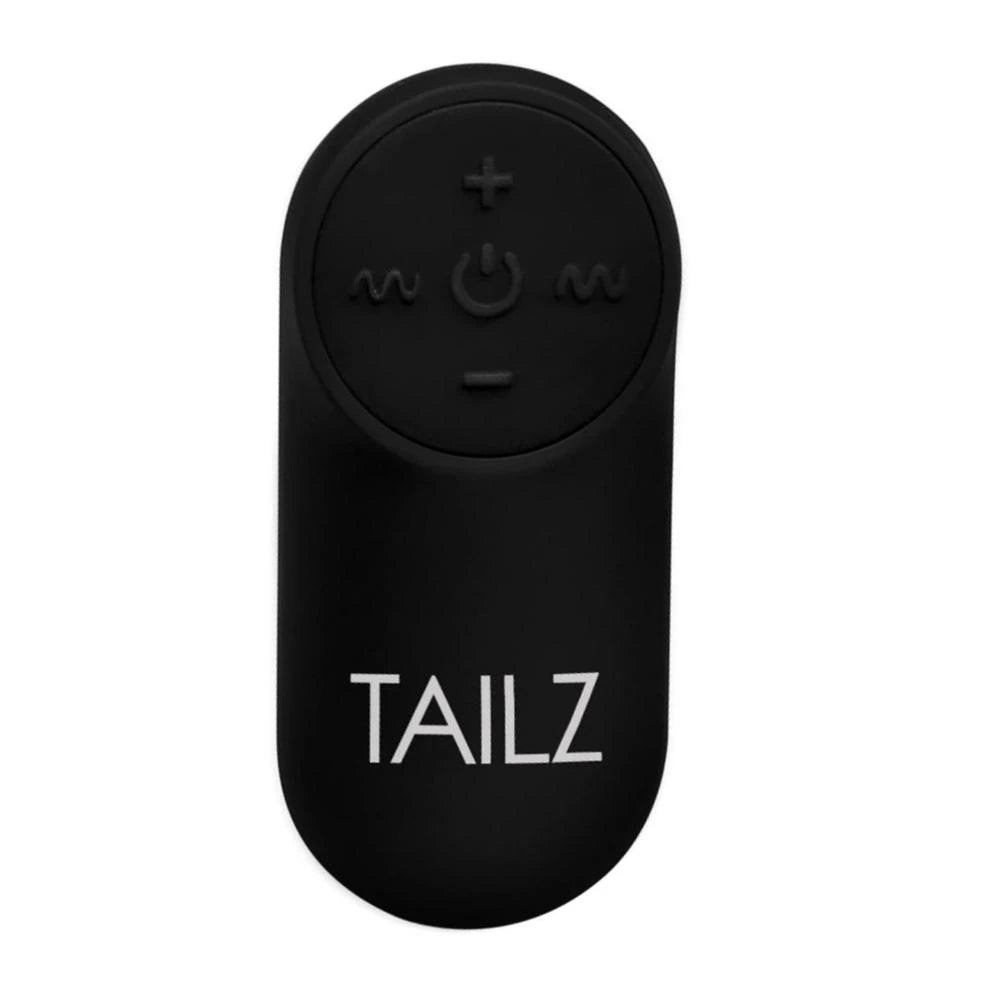 Xr Tailz Waggerz White Titreşimli Uzaktan Kumandalı Kuyruklu Anal Plug