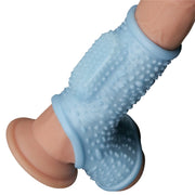 Lovetoy Vibrating Drip Knights Ring Scrotum Sleeve Titreşimli Penis Kılıfı LV343126