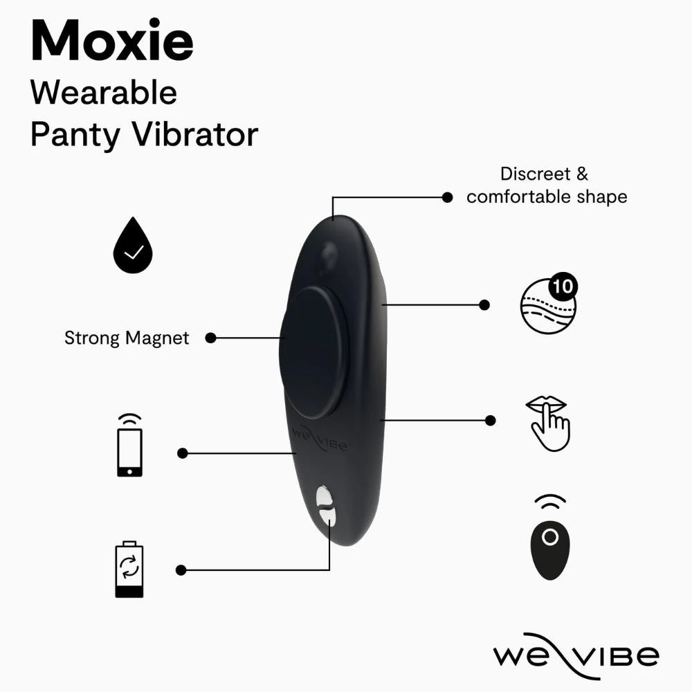 We-Vibe Moxie+ Telefon Kontrollü Uzaktan Kumandalı Giyilebilir Vibratör