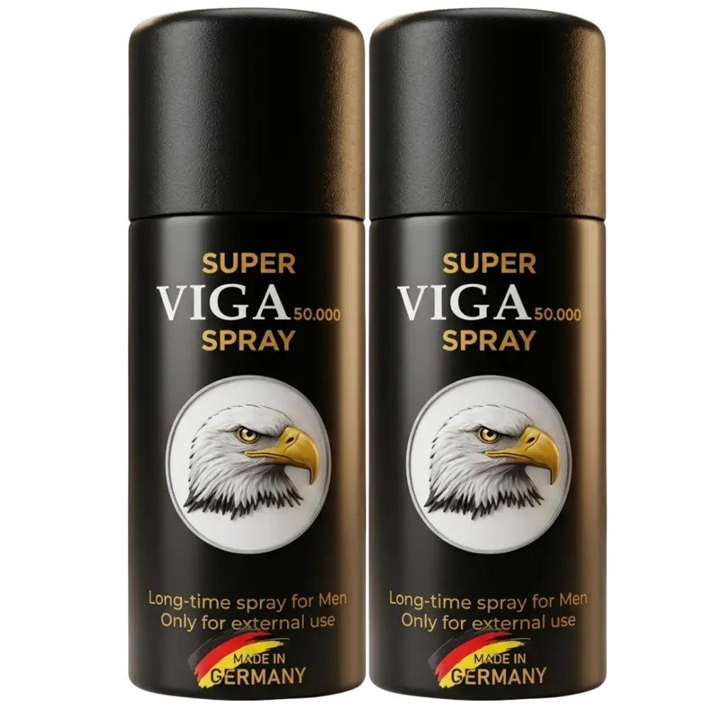 Orjinal Süper Viga 50000 Erkeklere Özel E Vitaminli Penis Spreyi 2'li Paket