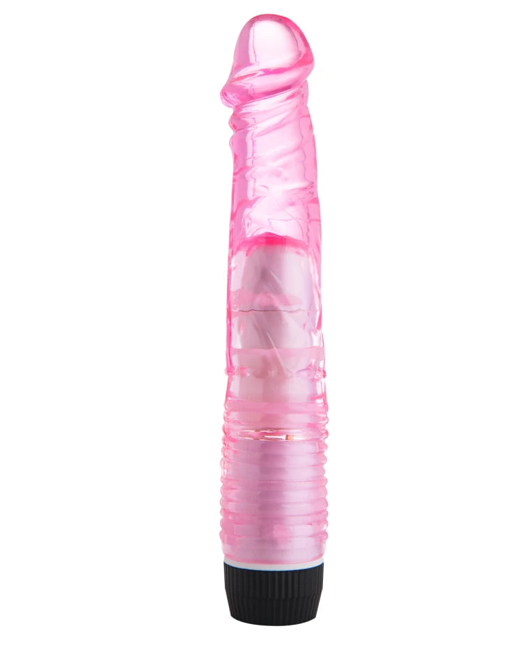 Frowzer Vibes Pink Kademeli Titreşimli Jel Vibratör 23 Cm