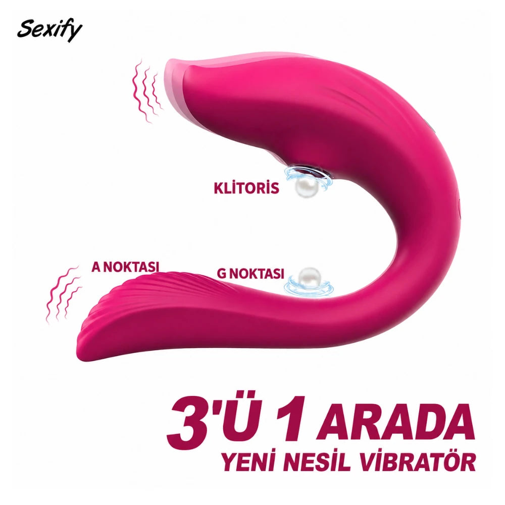 Frowzer The Vibe Nata Telefon Kontrollü Emişli Partner Vibratör
