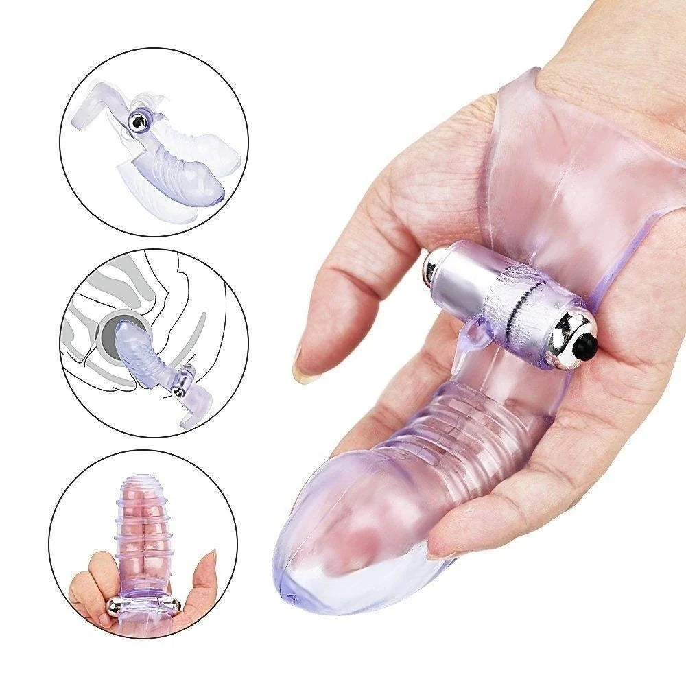 Frowzer Finger Vibe G-Stimulant 10 Mod Parmak Vibratör-Purple