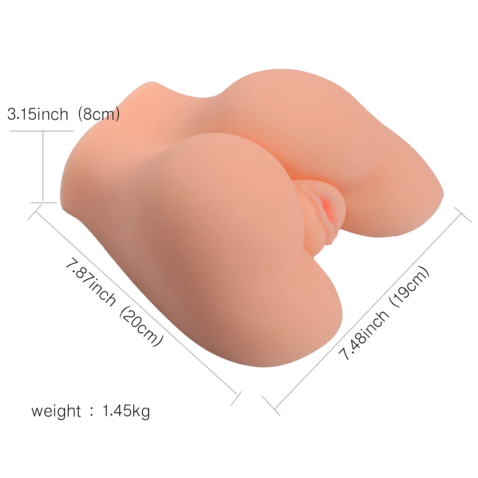 Xise Joshua Red Plum Masturbator ve Realistik Kalça XS-MA50004-Medium
