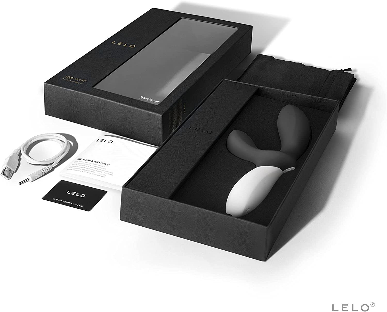 Lelo Loki Wave Obsidian Black Hareketli Prostate Massager Vibratör