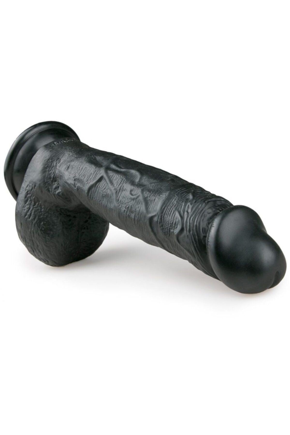Zenci Testisli Realistik Dildo 21 Cm