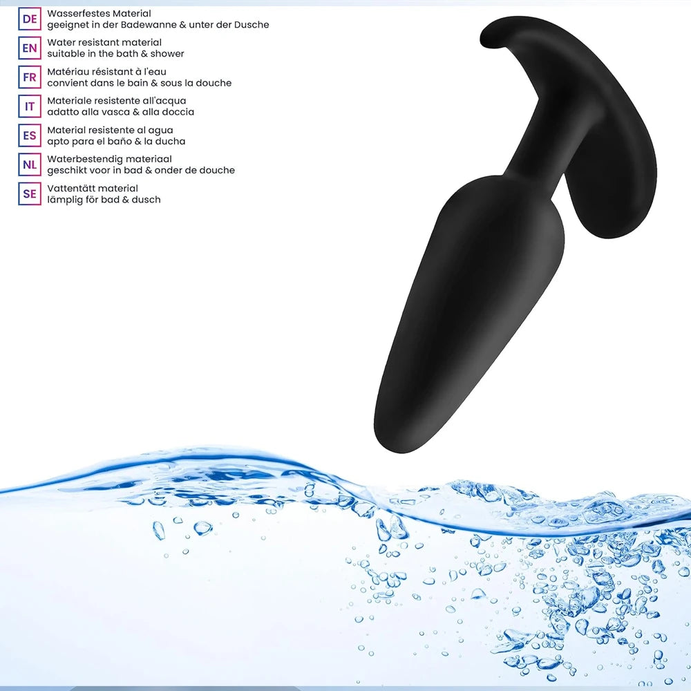Frowzer Anal Fantasy Silicone Jelly Butt Plug Anal Alıştırıcı-Black