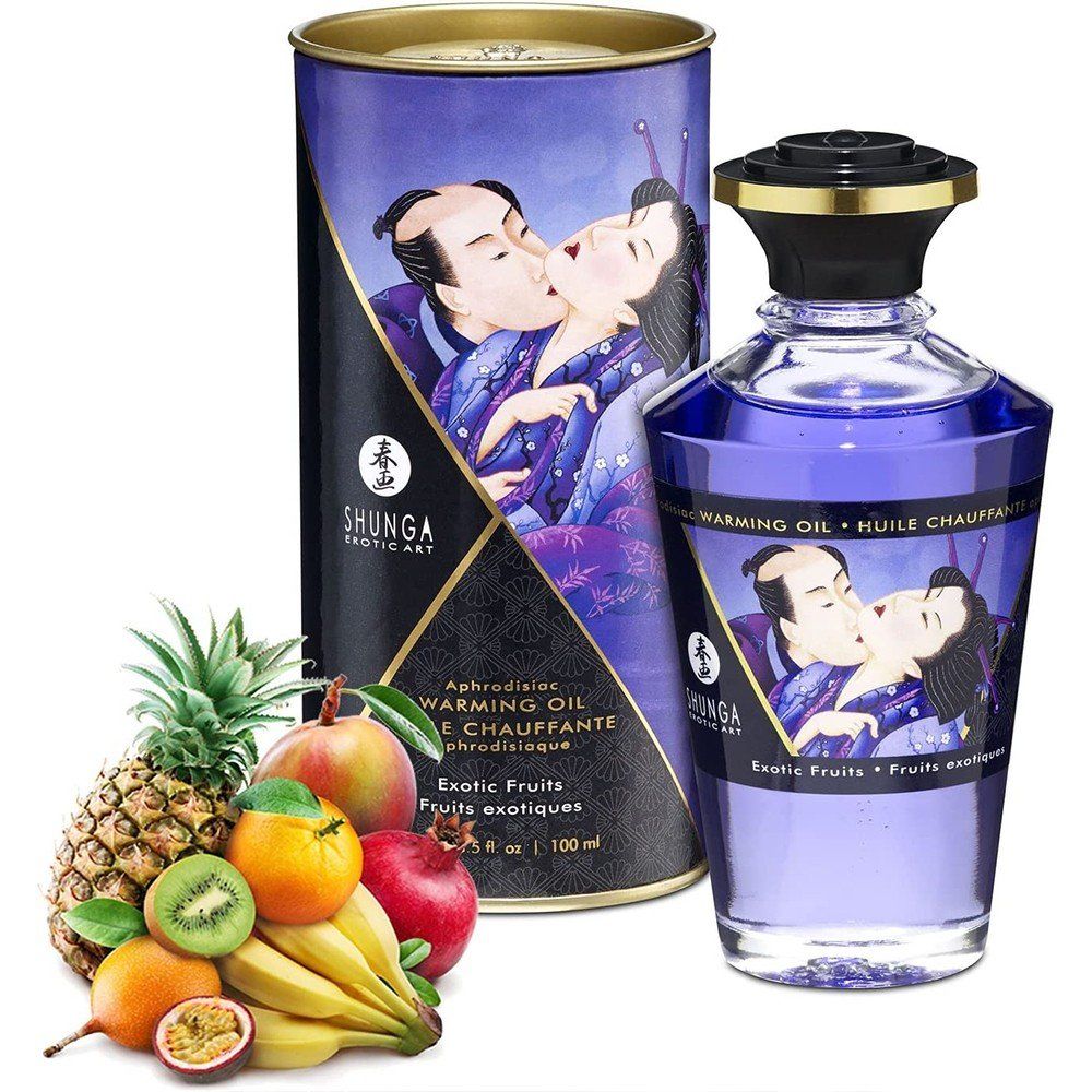 Shunga Aphrodisiac Warming Oil Exotic Aromalı Isıtmalı Masaj Yağı 100 Ml.